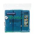 Kimberly-Clark Kimberly-Clark KCC 83620 Wypall Microfiber Cloths- Blue- 6 Count - Case of 4 KCC 83620